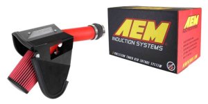 Subaru WRX STI Performance Air Intake - AEM Induction - AEM Cold Air Intake System - Wrinkle Red - `19-`20